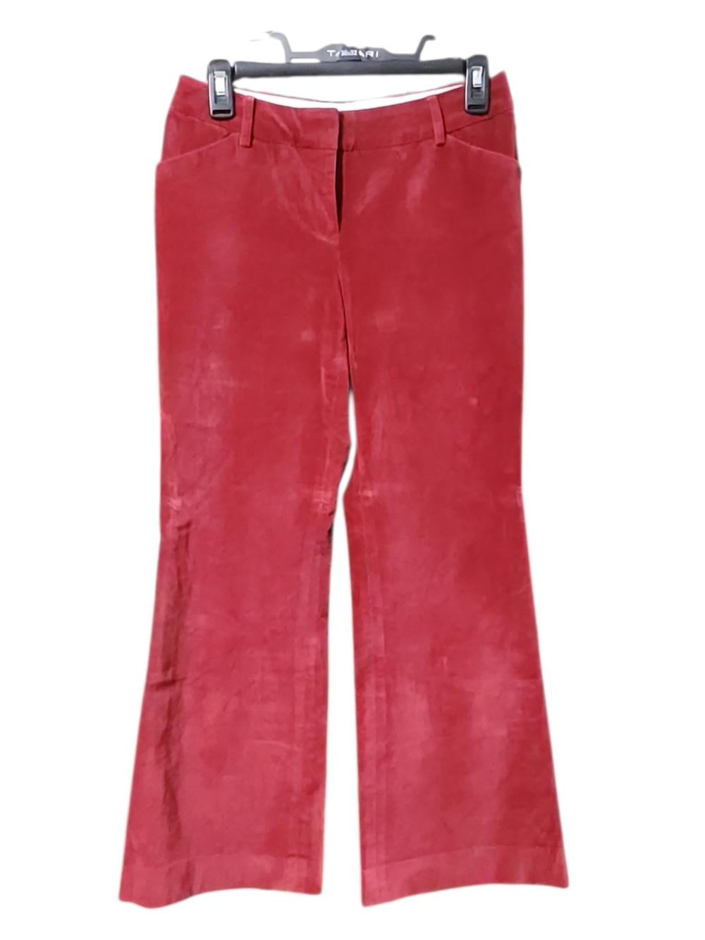 Victoria's Secret Red Corduroy Flare Jeans Sz 4
